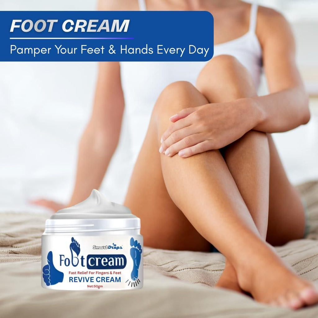 Foot and Body Smooth Cream Fast Relief for Fingers & Feet Revive Cream (Pack of 2)