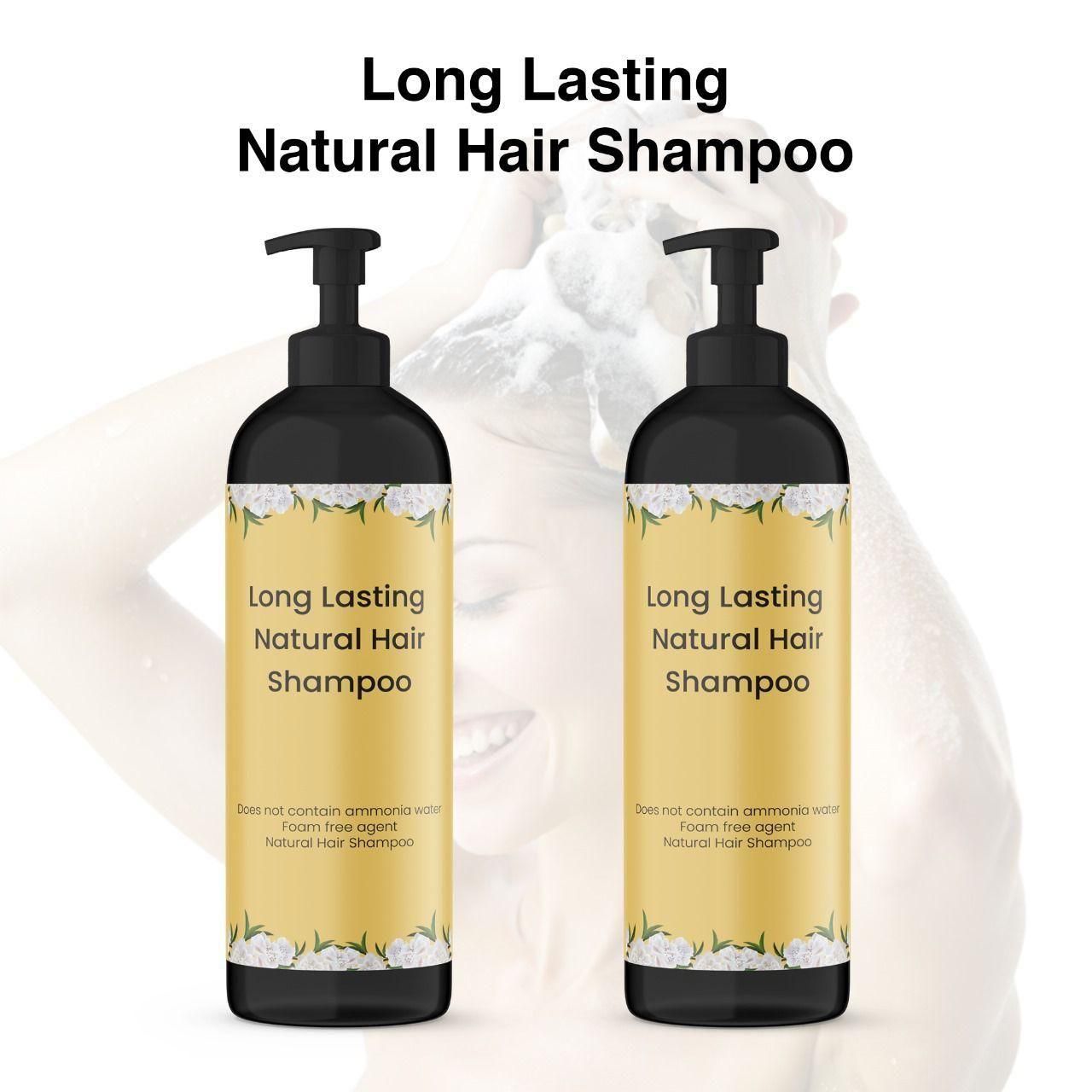 Long Lasting Natural Hair Dye Color  Shampoo  Amonia and Peroxide free Color 100ML (Pack of 2)