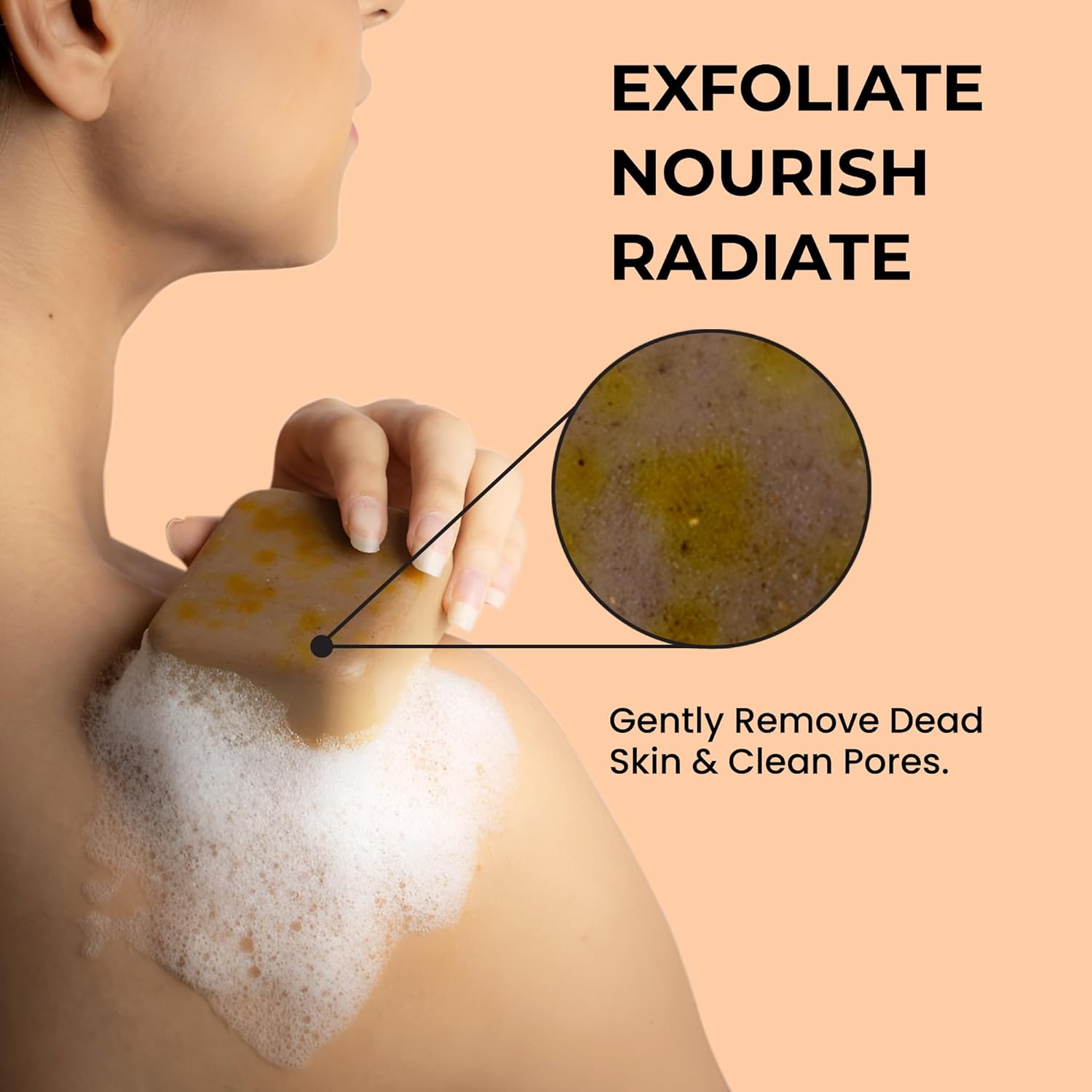 Lucacci Soaps Sandalwood & Saffron Magic Ghar Soaps For Bath Paraben Free 100g